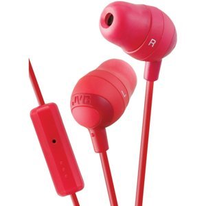JVC HAFR37R Marshmallow Earbuds with Mic Best Earbuds For Small Ears