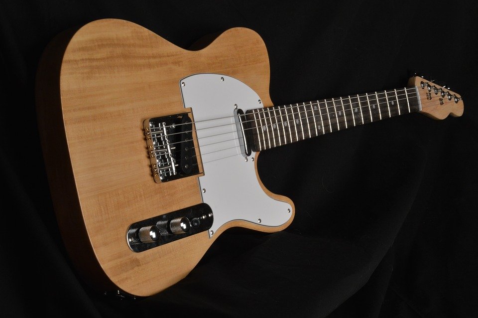 Fender telecaster with two single coil pickups