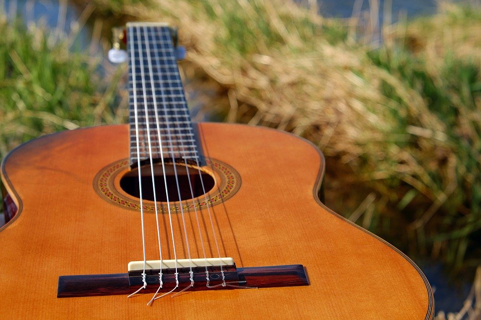 acoustic guitar with nylon strings