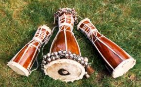 A photo of the Batá drum