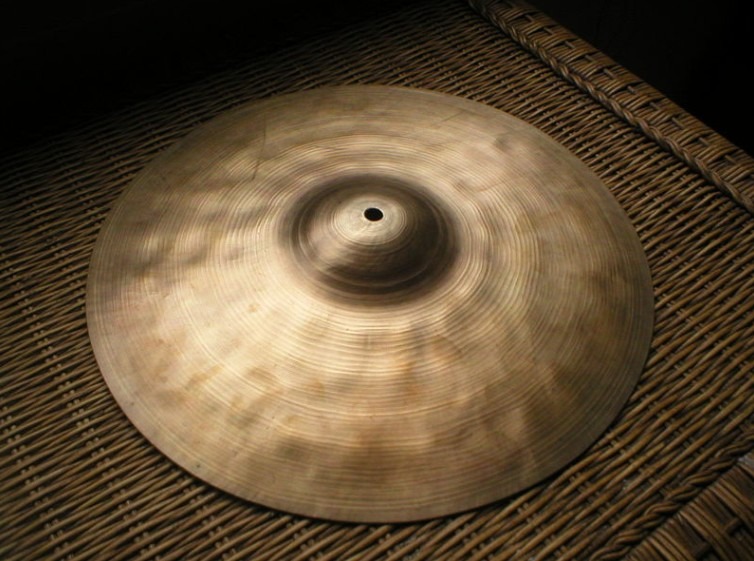 A photo of a cymbal