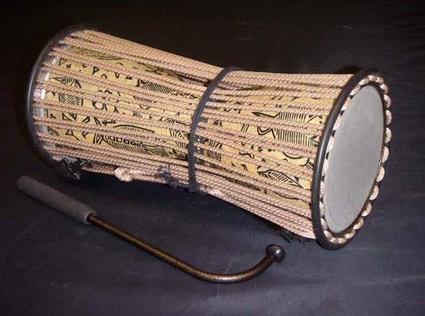 A photo of Africa's talking drum