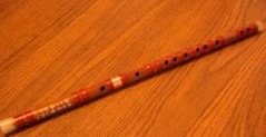 A photo of the Chinese flute called Dizi