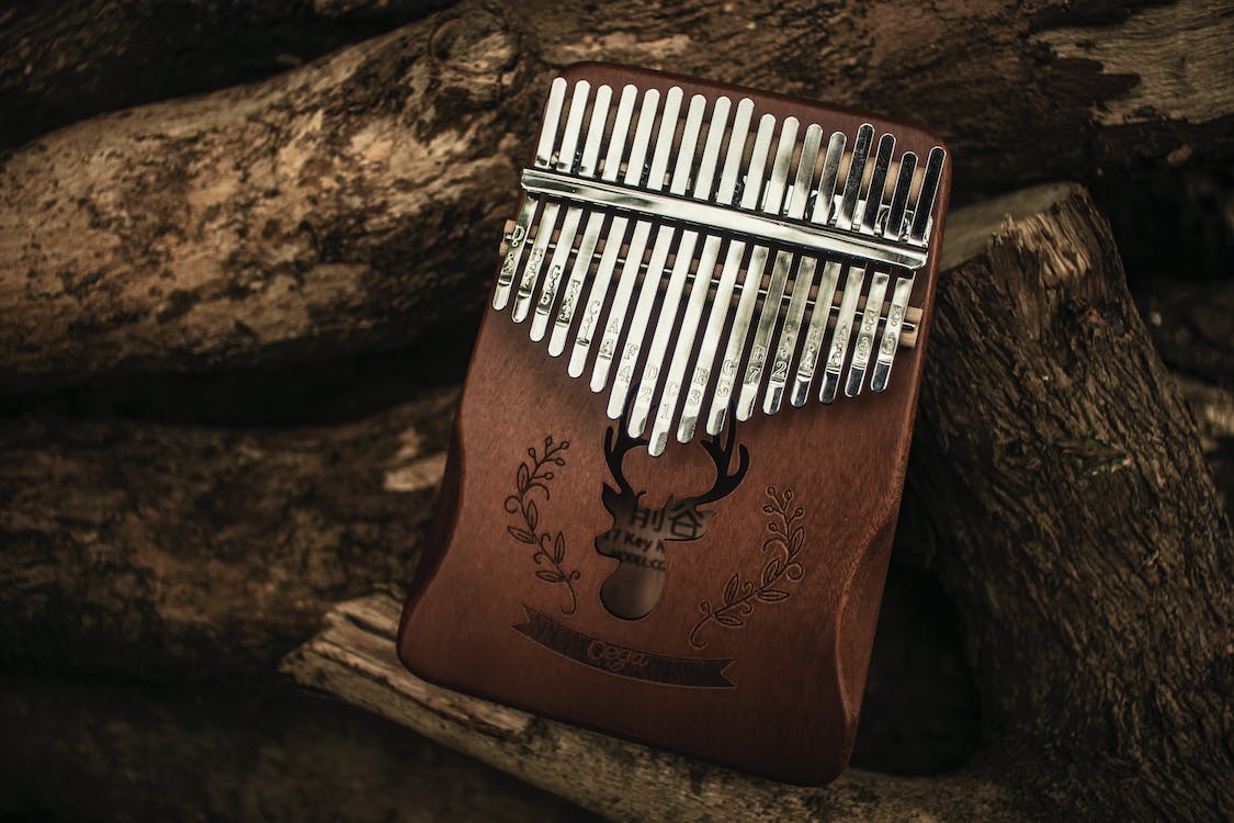 A photo of the mbira instrument