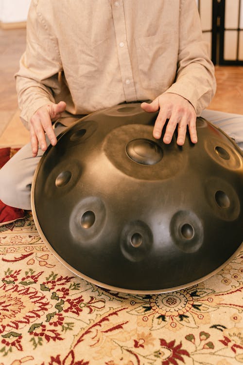 A photo of the handpan