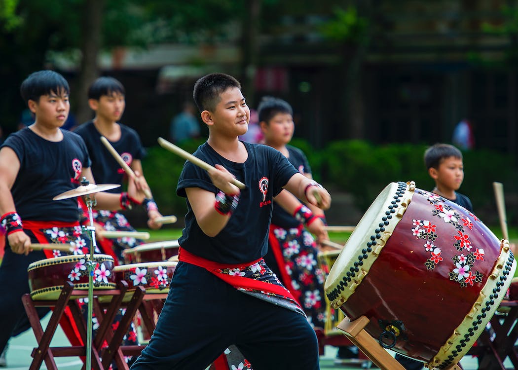 A photo of the Taiko drum