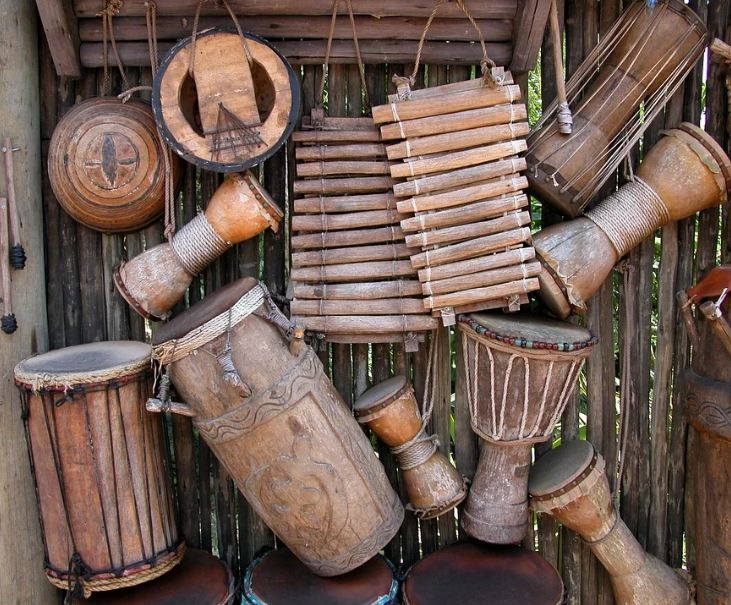 different percussion instruments