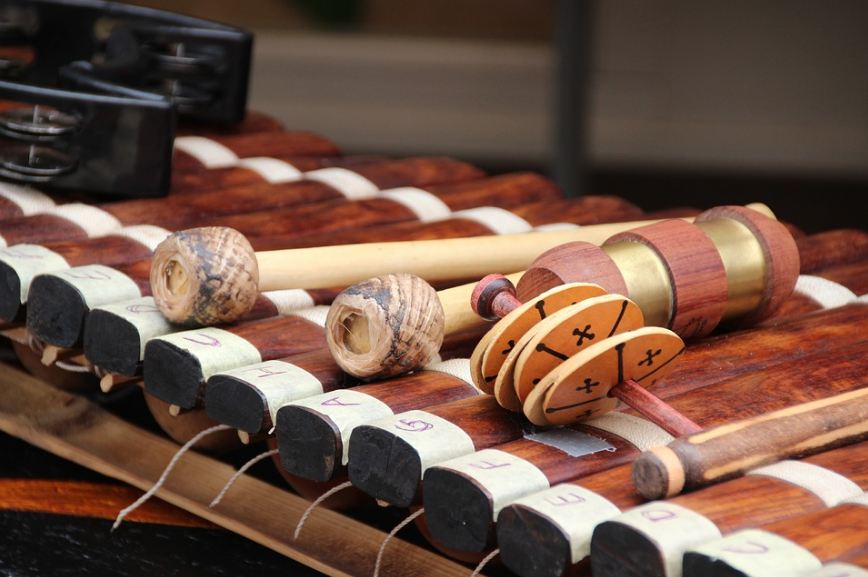 wooden xylophone